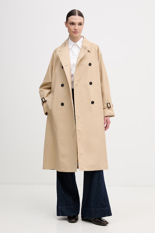 MM by Max Mara koszula bawełniana VELOCE 2616111017600 biały SS26