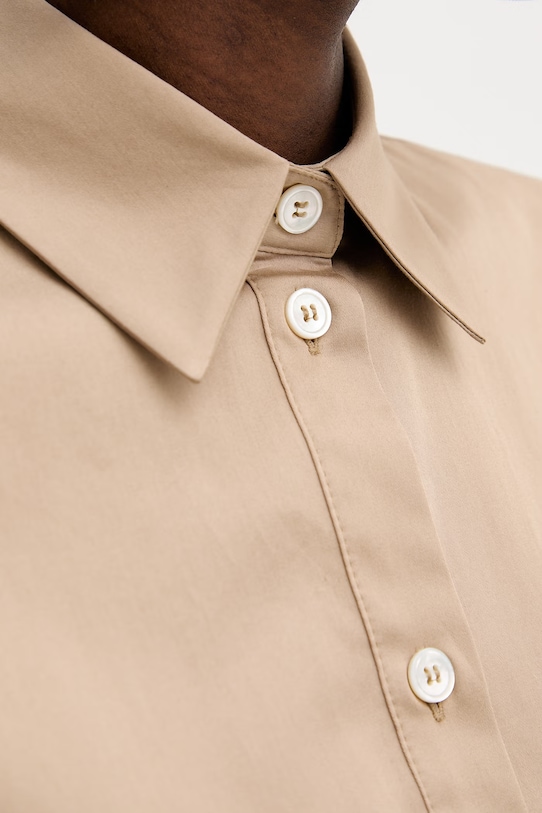 Bavlnená košeľa MM by Max Mara VELOCE 2616111017600 béžová