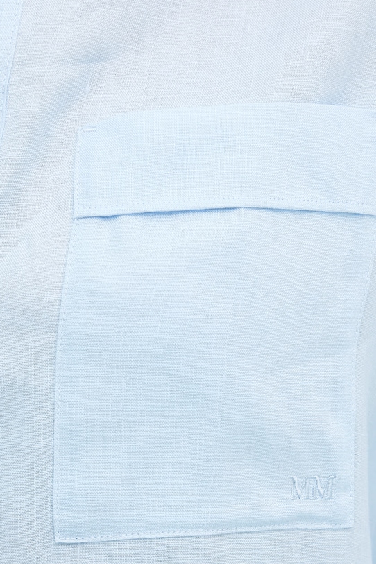 MM by Max Mara camicia da donna in lino FILO 2616111028600 blu