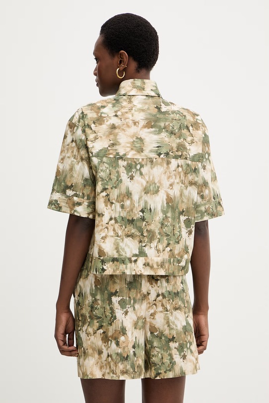 Oblečenie Bavlnená košeľa MM by Max Mara PALLORE 2616111048600 zelená