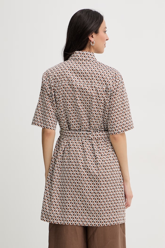 Max Mara Beachwear sukienka letnia bawełniana BONITO 2616191019600 brązowy SS26