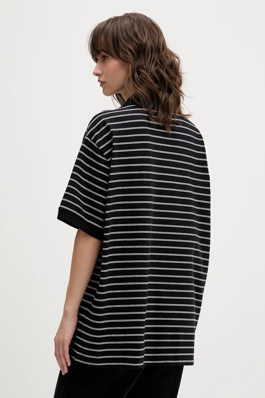 Odzież Rotate polo bawełniane 115643000 czarny