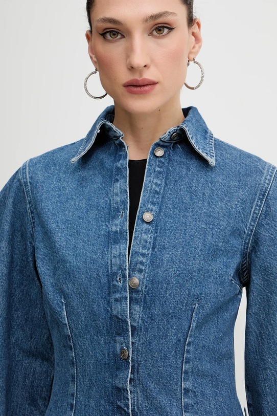 Rotate koszula jeansowa niebieski 1151701602