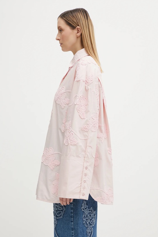 Бавовняна сорочка Rotate 1151031809 рожевий SS26