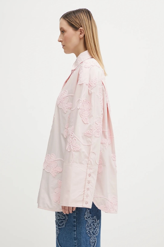Бавовняна сорочка Rotate 1151031809 рожевий SS26