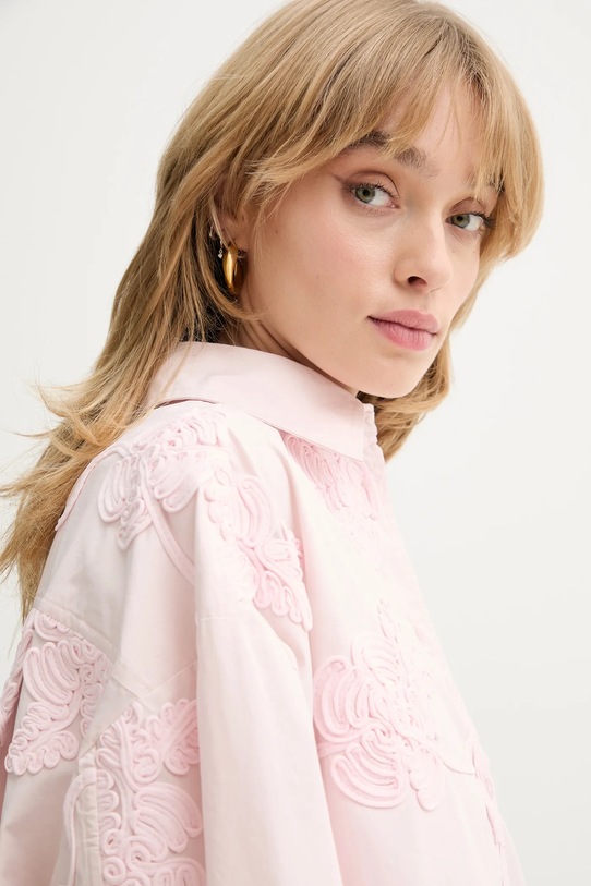 Rotate koszula bawełniana 1151031809 różowy