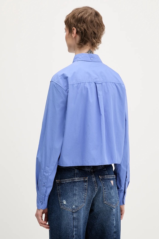 Ρούχα Βαμβακερό πουκάμισο Tommy Jeans DW0DW22078 μπλε