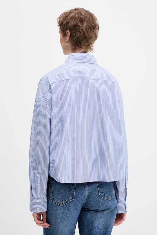 Odzież Tommy Jeans koszula DW0DW22636 niebieski