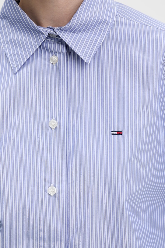 Tommy Jeans koszula DW0DW22636 niebieski