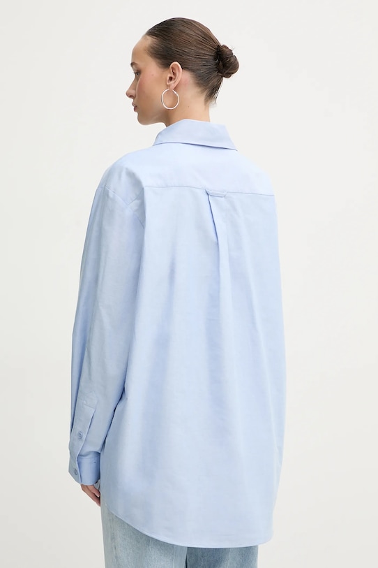 Odzież Stine Goya koszula bawełniana SG.PS26.T138.2464 niebieski