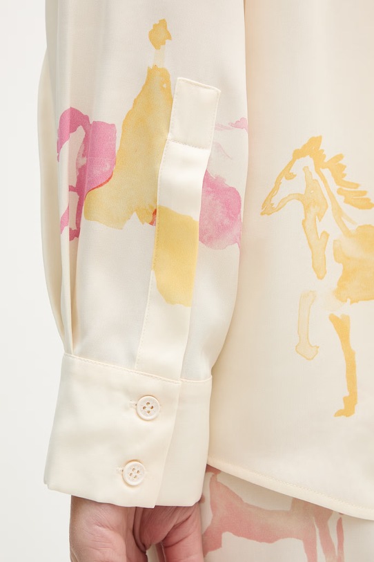 Stine Goya koszula damska z wiskozy SG.SS26.T091.2263 beżowy