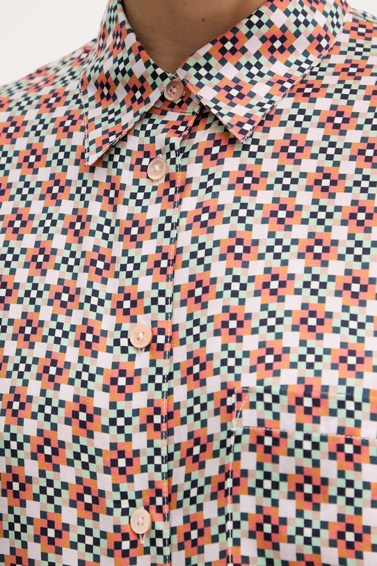 PS Paul Smith koszula damska z wiskozy W2R.331B.V31436 pomarańczowy