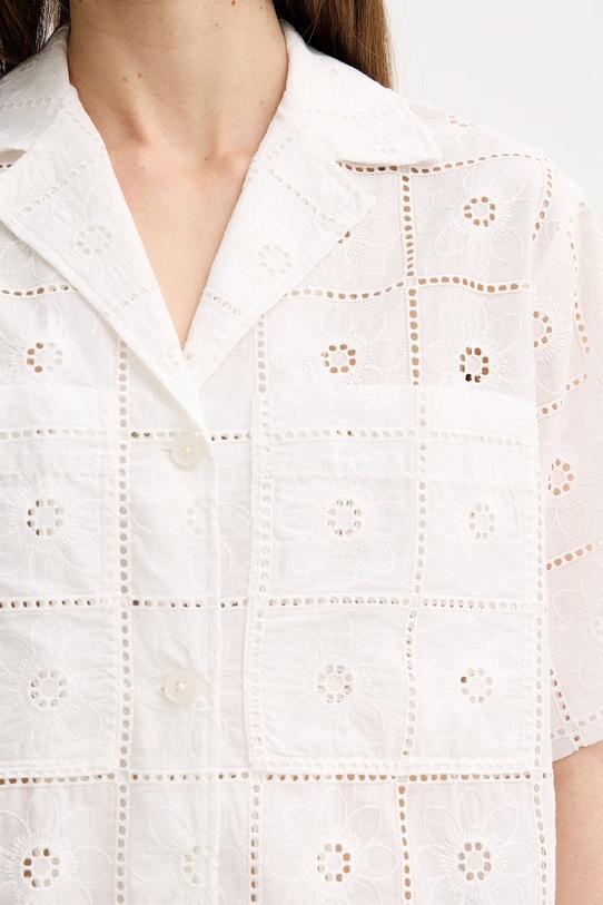 PS Paul Smith koszula damska z bawełną W2R.402B.V31429 beżowy