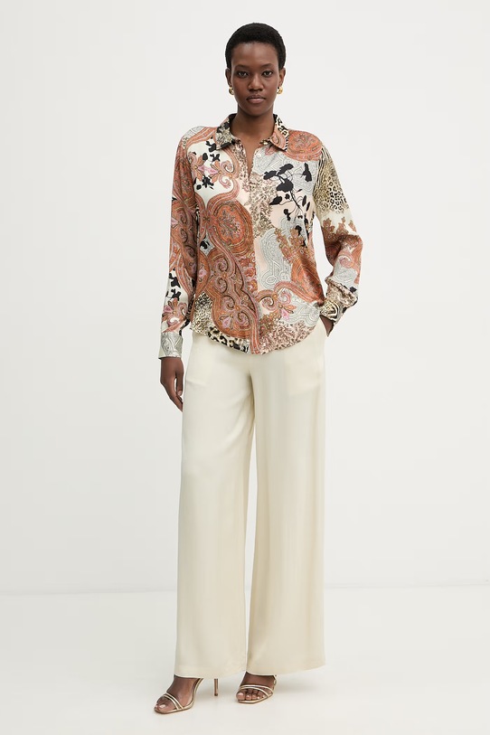 Marciano by Guess koszula damska z wiskozy MELISSA G6GH09.W1949 brązowy SS26