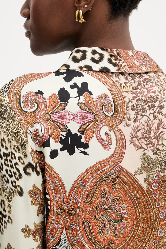 Marciano by Guess koszula damska z wiskozy MELISSA G6GH09.W1949 brązowy