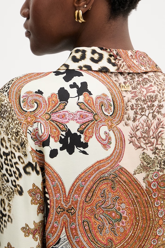 Marciano by Guess koszula damska z wiskozy MELISSA G6GH09.W1949 brązowy