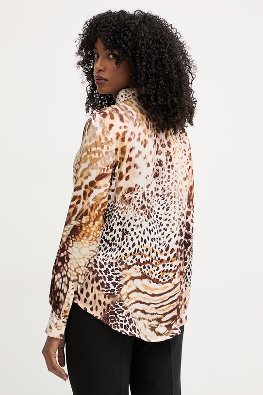 Oblečenie Marciano by Guess košeľa dámska z viskózy MELISSA G6GH09.W1949 hnedá