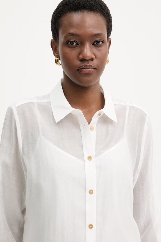 Marciano by Guess koszula damska z lyocellem TEA biały G6GH23.W2198