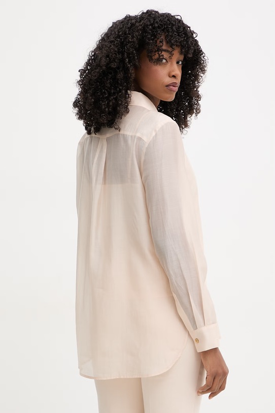 Odzież Marciano by Guess koszula damska z lyocellem TEA G6GH23.W2198 beżowy