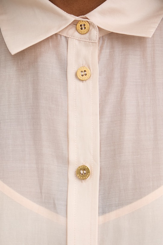 Marciano by Guess koszula damska z lyocellem TEA G6GH23.W2198 beżowy