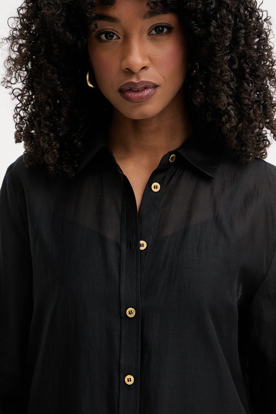 Marciano by Guess koszula damska z lyocellem TEA czarny G6GH23.W2198