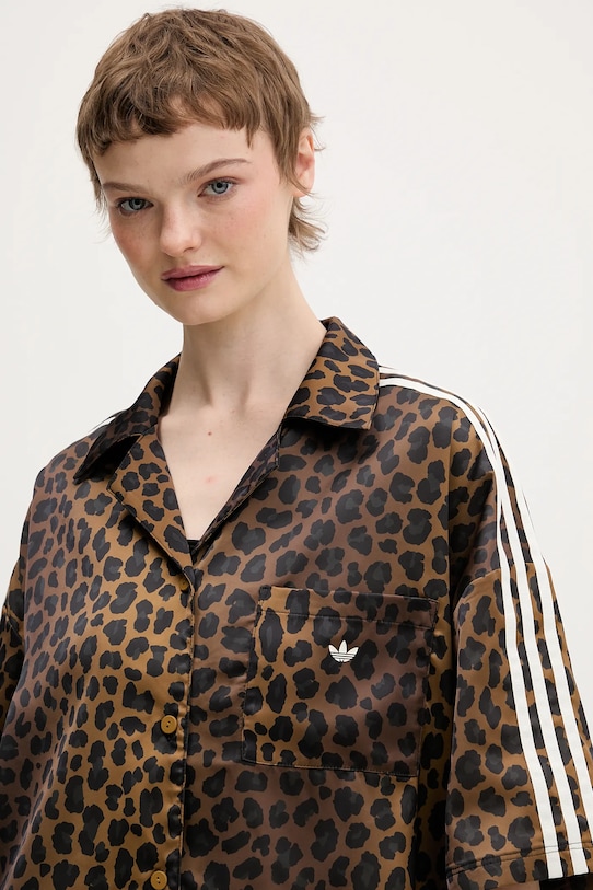 adidas Originals koszula brązowy KA2678