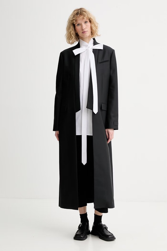 Kenzo koszula bawełniana FG52CH2799LF biały SS26