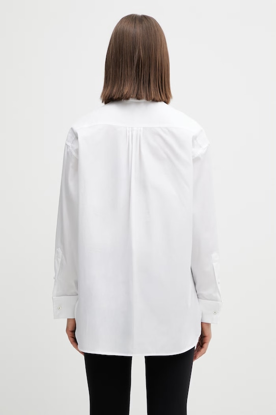 Odzież Kenzo koszula bawełniana FG52CH2799LF biały