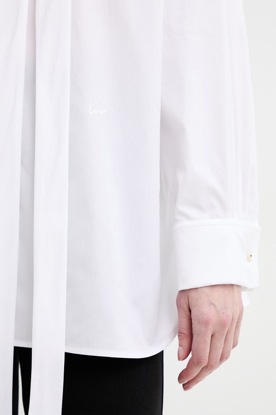 Kenzo koszula bawełniana FG52CH2799LF biały