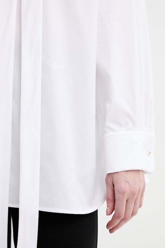 Kenzo cămașă din bumbac FG52CH2799LF alb