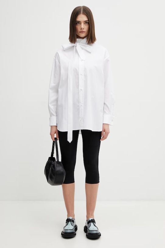 Kenzo koszula bawełniana FG52CH2799LF biały