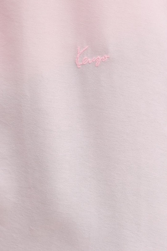 Kenzo koszula z domieszką jedwabiu damska FG52CH2799KA różowy