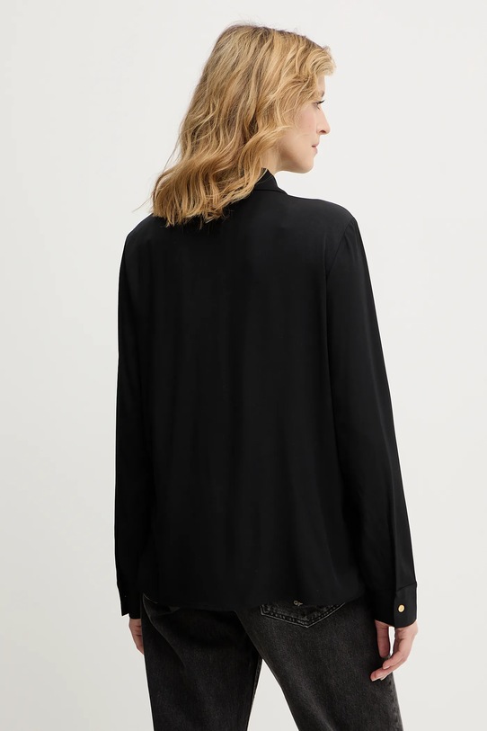 Ρούχα Πουκάμισο Tommy Hilfiger WW0WW48180 μαύρο