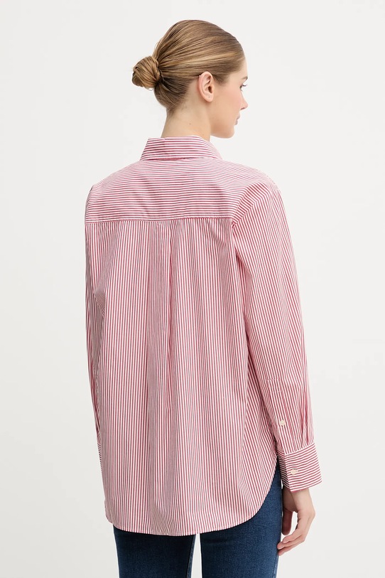 Odzież Tommy Hilfiger koszula bawełniana WW0WW48190 czerwony