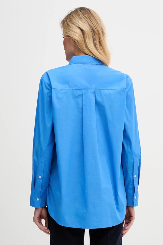 Odzież Tommy Hilfiger koszula bawełniana WW0WW48190 niebieski