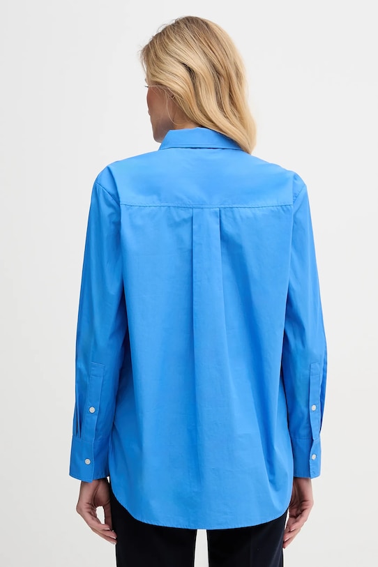 Odzież Tommy Hilfiger koszula bawełniana WW0WW48190 niebieski