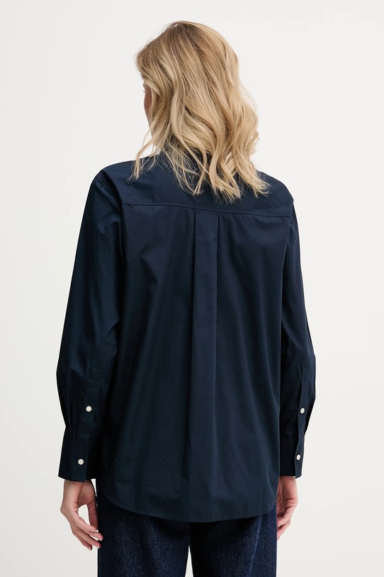 Oblečení Bavlněná košile Tommy Hilfiger WW0WW48190 námořnická modř