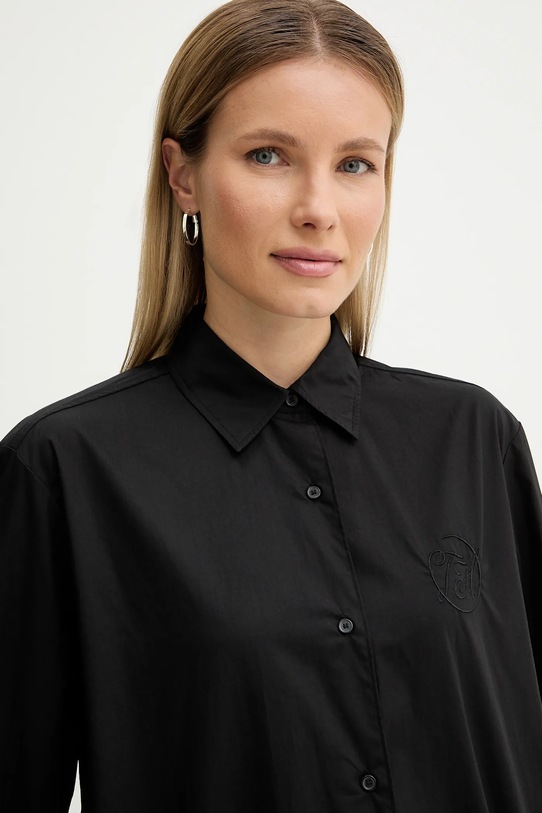 Tommy Hilfiger koszula bawełniana czarny WW0WW48190