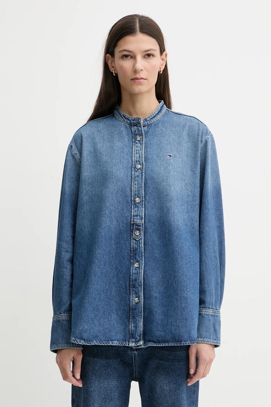 Traper košulja Tommy Hilfiger casual plava WW0WW47732