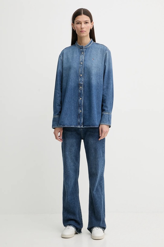 Traper košulja Tommy Hilfiger WW0WW47732 plava SS26