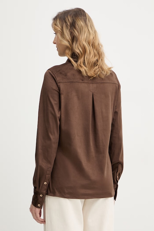 Ruházat Guess ing NUNZIA W6RH09.WJ472 barna