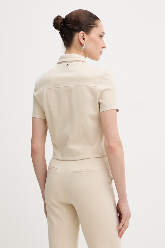 Odzież Guess koszula OLGA W6RH83.KCMU2 beżowy