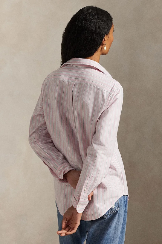 Polo Ralph Lauren koszula bawełniana 211970739 różowy SS26