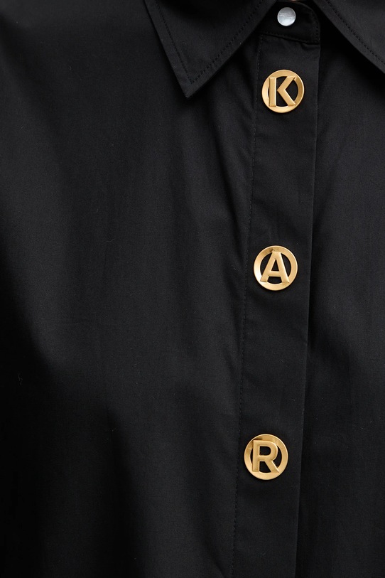 Karl Lagerfeld koszula bawełniana B1W11012 czarny