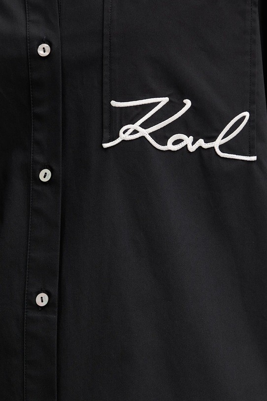 Karl Lagerfeld koszula bawełniana B1W11013 czarny
