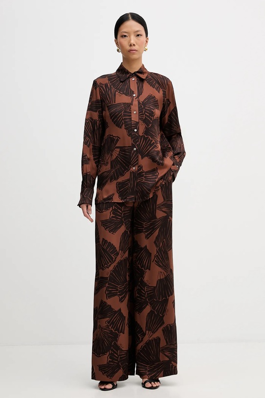 Риза Karl Lagerfeld B1W11009 кафяв SS26