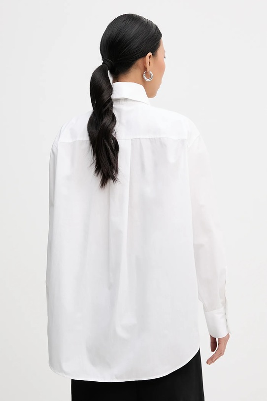 Odzież Karl Lagerfeld koszula bawełniana B1W11002 biały