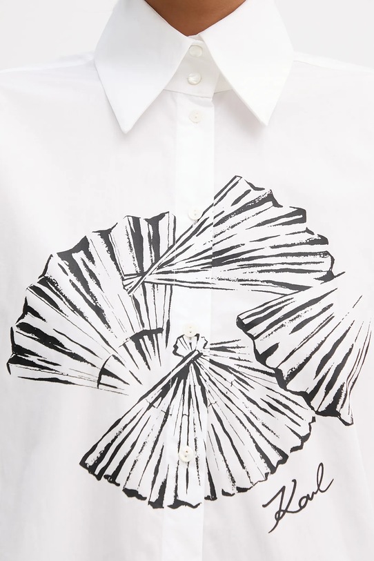 Karl Lagerfeld koszula bawełniana B1W11002 biały