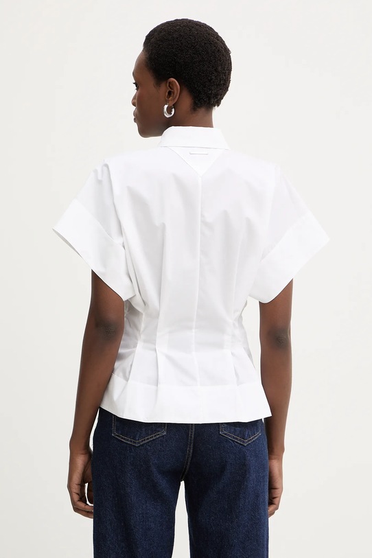 Odzież Karl Lagerfeld bluzka bawełniana B1W11006 biały