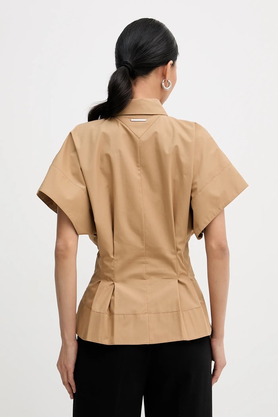 Odzież Karl Lagerfeld bluzka bawełniana B1W11006 beżowy